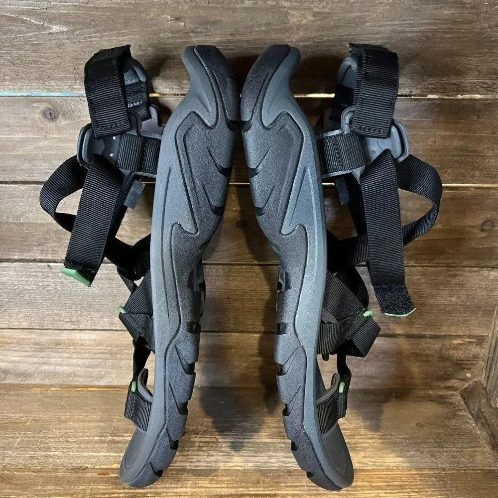 Mens Teva‎ Terra Fi 5 Black Sport Hiking Outdoor Comfort Sandals Size 14 M EUC